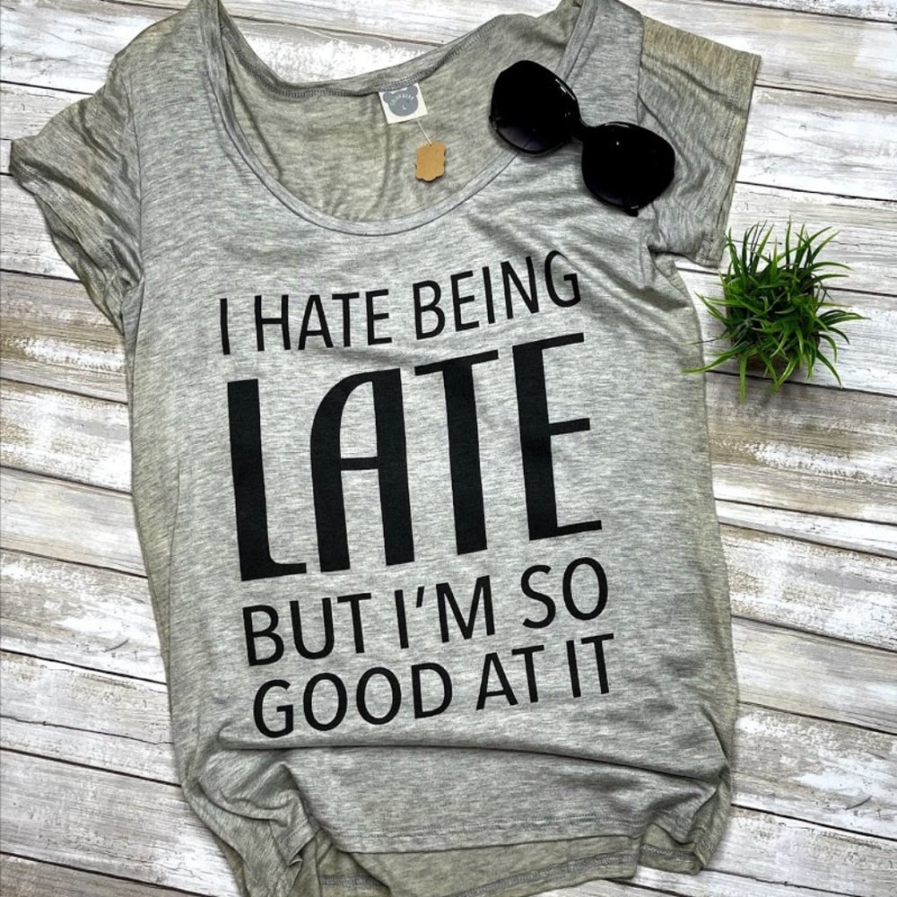 Color Bear I Hate Being Late